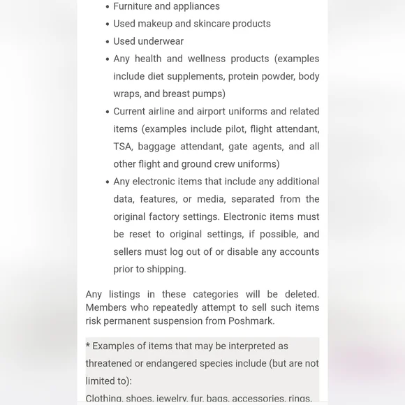 WHAT CAN YOU SELL ON POSH? - Picture 13 of 16